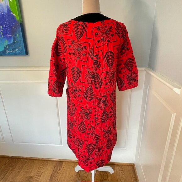 Vintage Evelyn Pearson Quilted & Velvet Loungewear Dress Robe Small/Medium - Picture 7 of 11